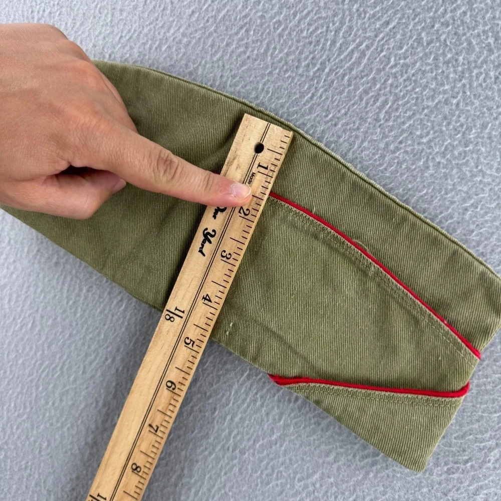 Vintage 40s 1940s Boy Scouts Hat Youth Size Large BSA Cotton Twill Patch Cap